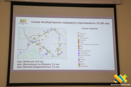 У Житомирі представили план безбар’єрного маршруту протяжністю 21 км