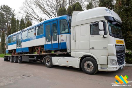 Житомир отримав перші два трамваї Tatra T3R.PV з Хорватії